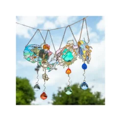 Attrape-soleil vitrail Sheeta & Pazu - Le Château dans le ciel