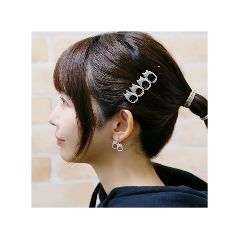 Bijou Barette Guirlande Totoro Blanc Metal- Mon Voisin Totoro