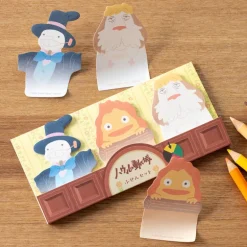 Bloc Memo Calcifer, Hihn & Navet - Le Château ambulant