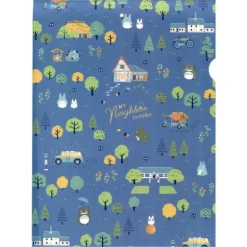 Chemise Plastique Bleue Totoro En Forêt-Mon Voisin Totoro