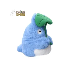 Peluche Nakayoshi Totoro Bleu avec feuille - Mon Voisin Totoro