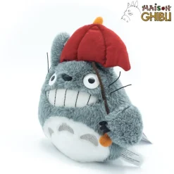 Peluche Totoro Avec Parapluie Rouge - Mon Voisin Totoro